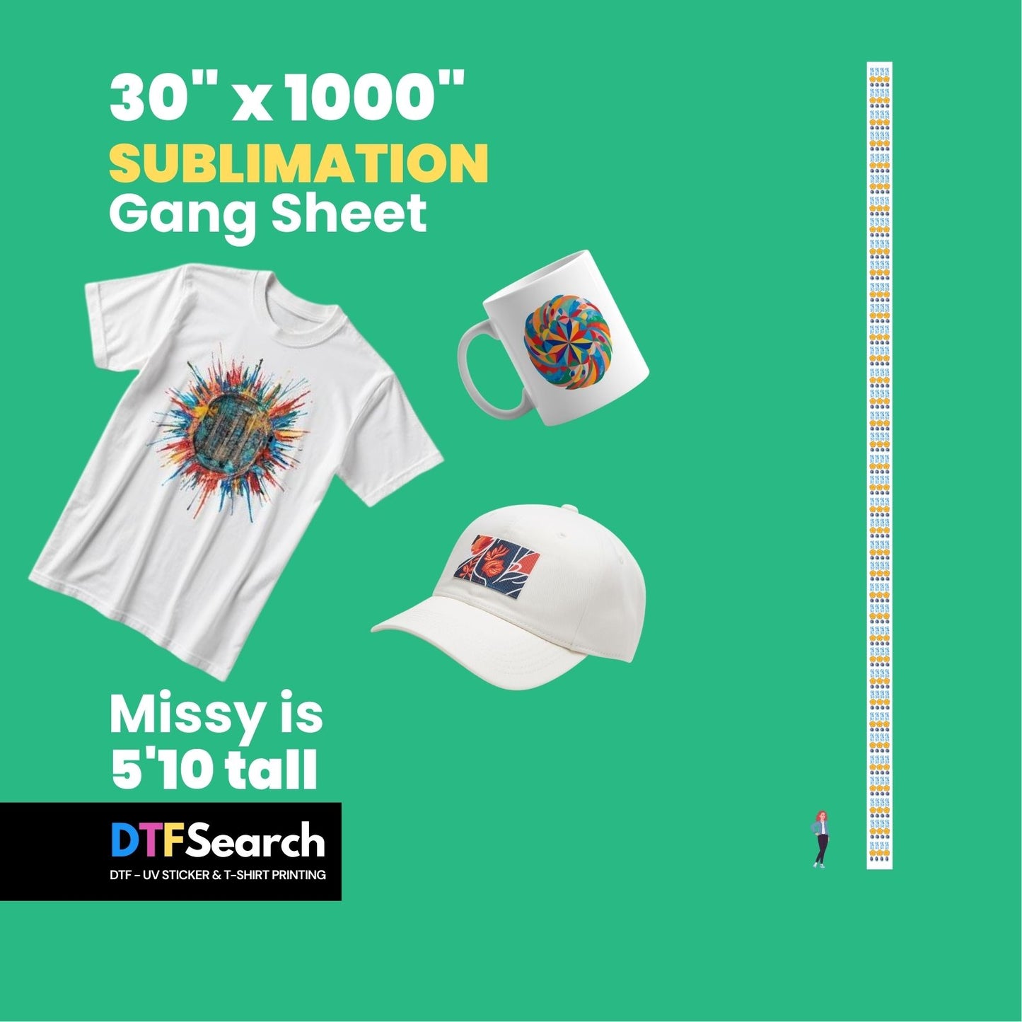 Gang Sheet Builder 30inch (Sublimation)