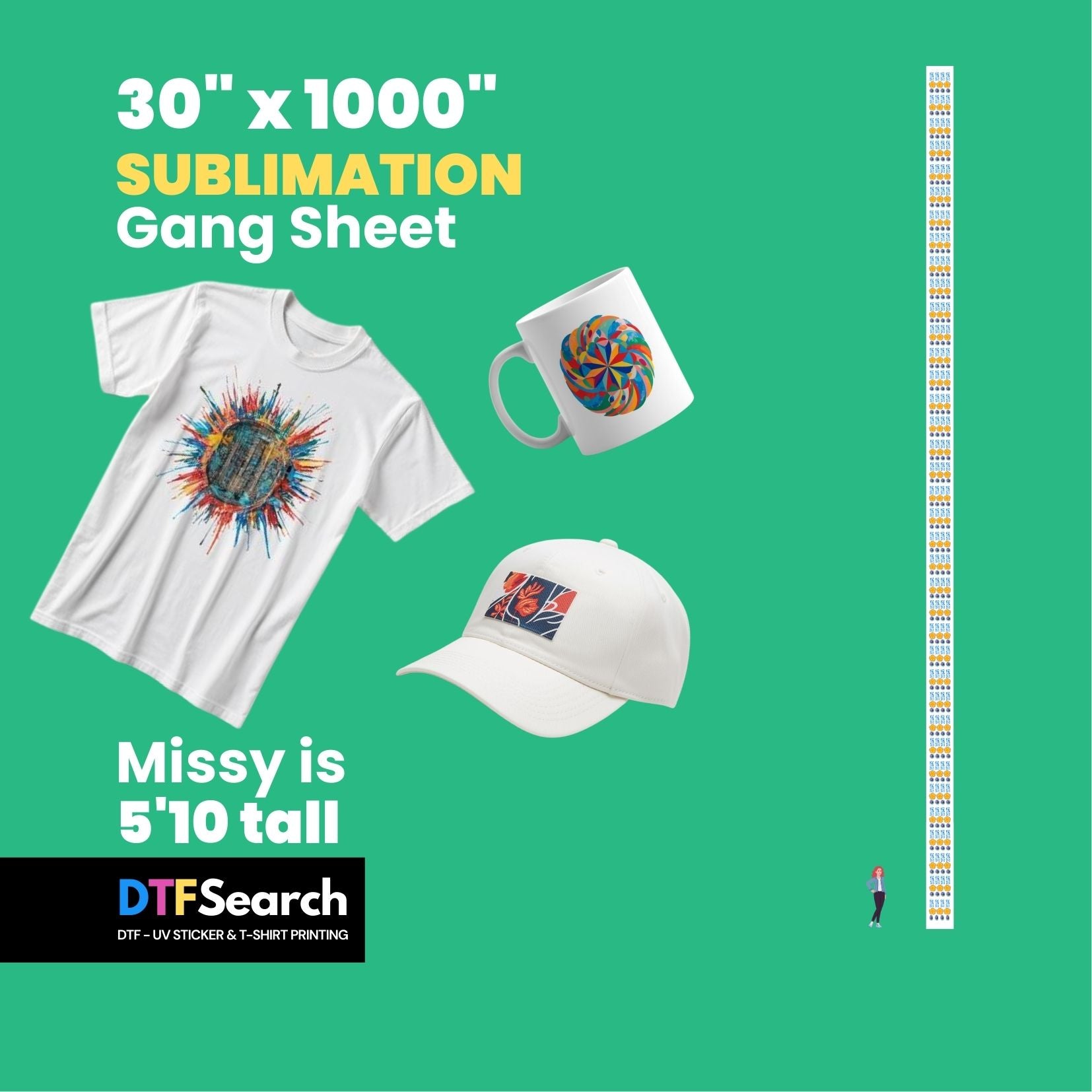 Gang Sheet Upload 30inch (Sublimation)