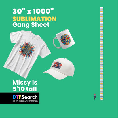 Gang Sheet Builder 30inch (Sublimation)