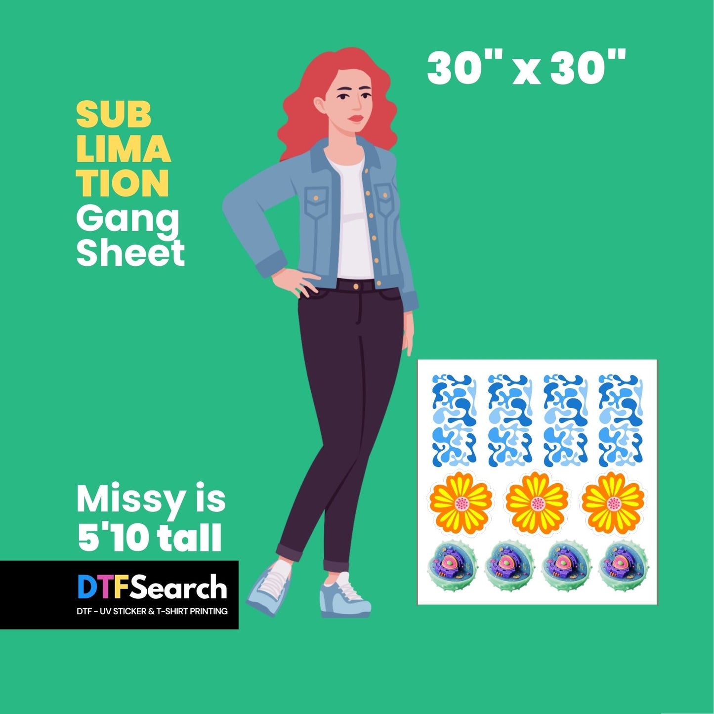 Gang Sheet Builder 30inch (Sublimation)