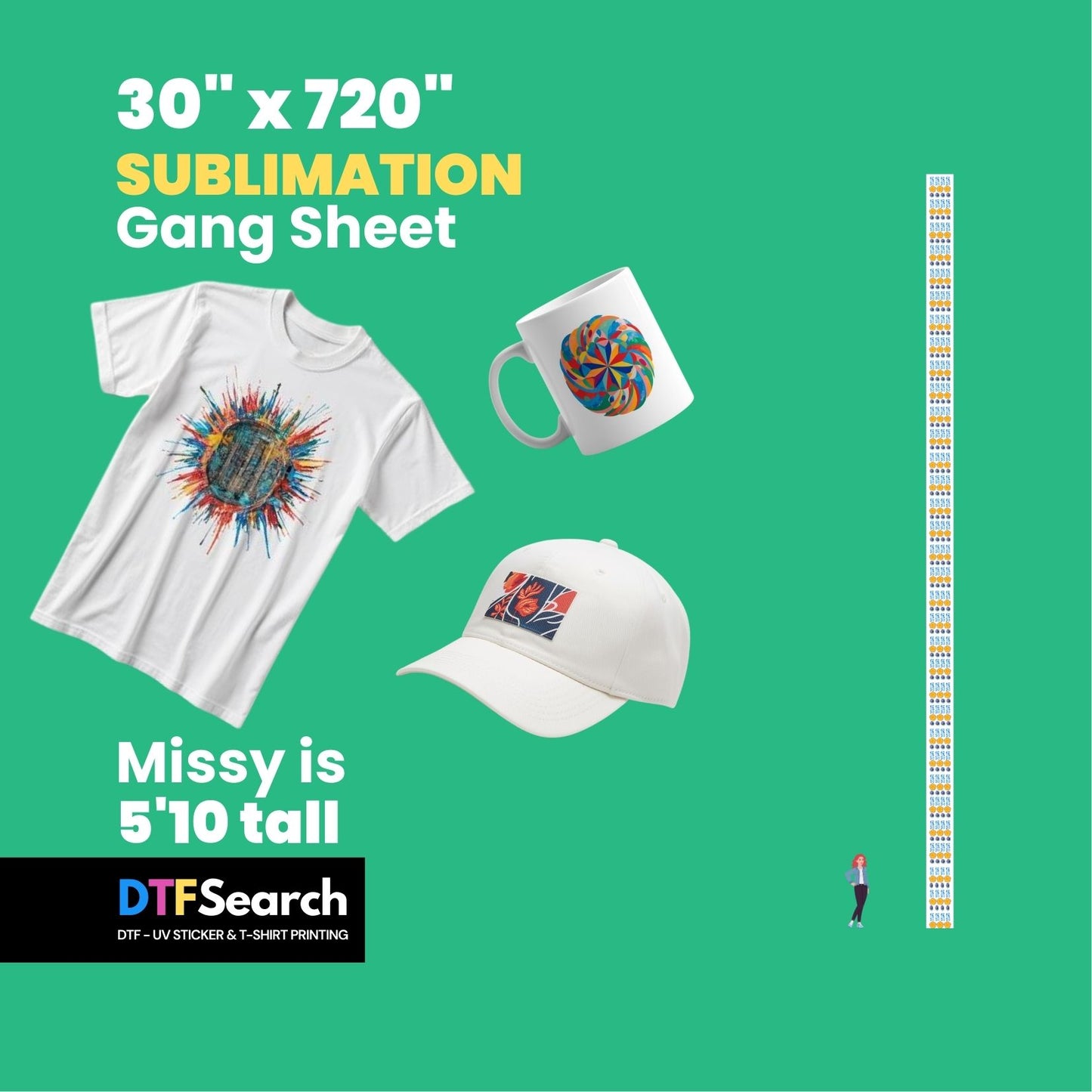 Gang Sheet Builder 30inch (Sublimation)