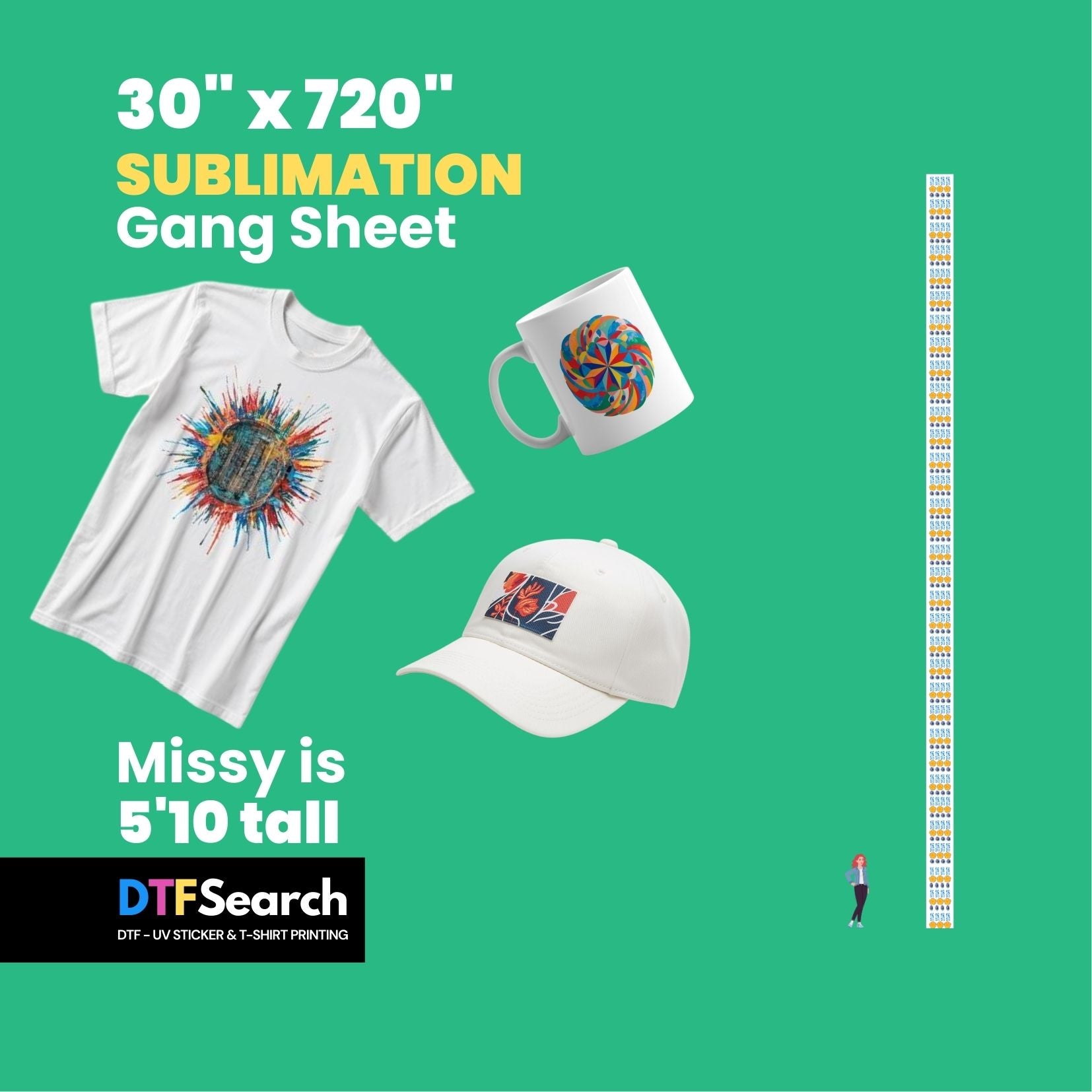 Gang Sheet Upload 30inch (Sublimation)