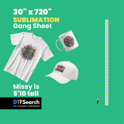 Gang Sheet Builder 30inch (Sublimation)