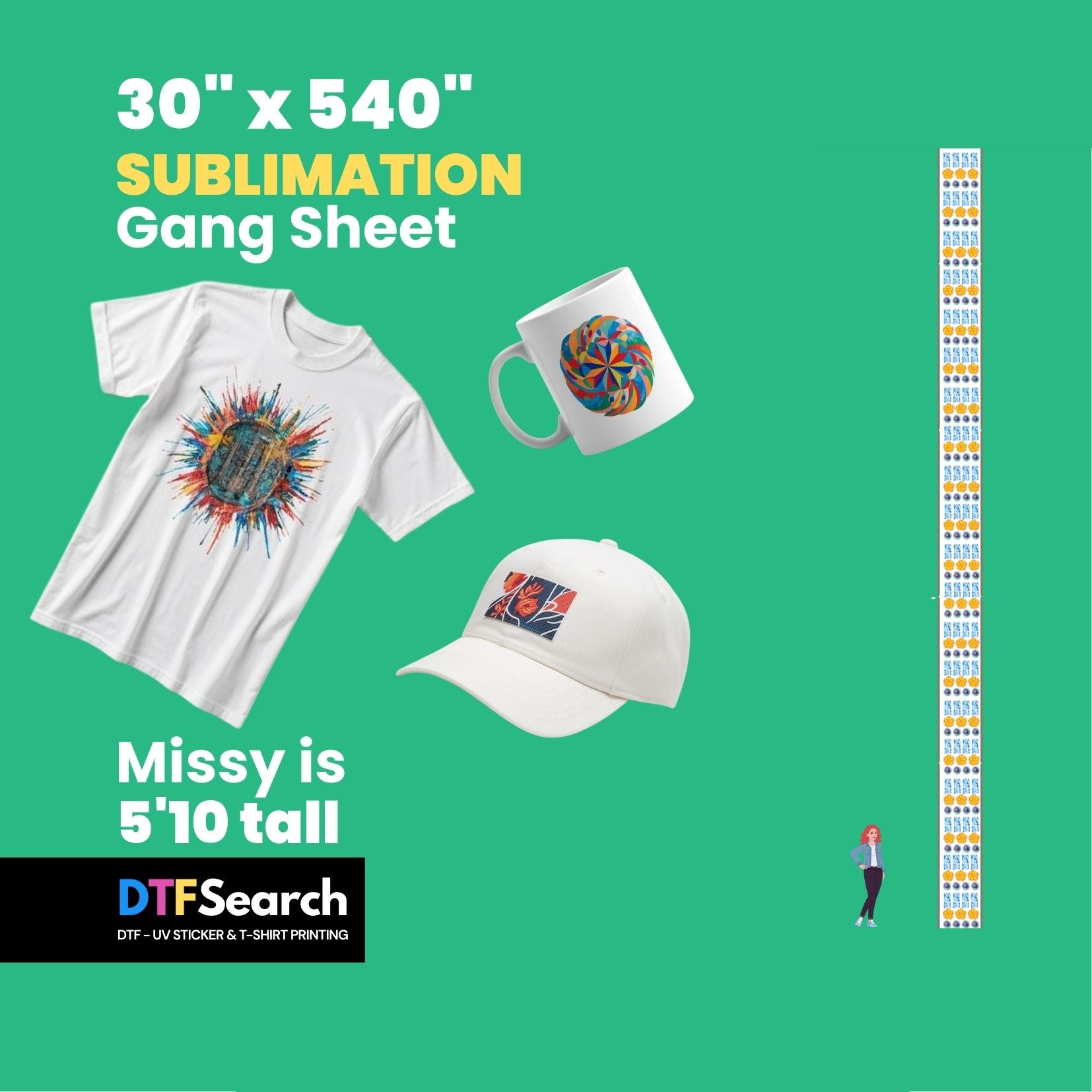 Gang Sheet Upload 30inch (Sublimation)