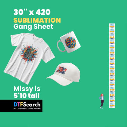 Gang Sheet Builder 30inch (Sublimation)