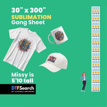 Gang Sheet Builder 30inch (Sublimation)