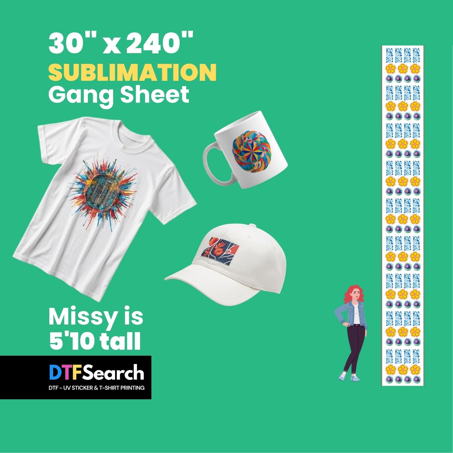 Gang Sheet Builder 30inch (Sublimation)