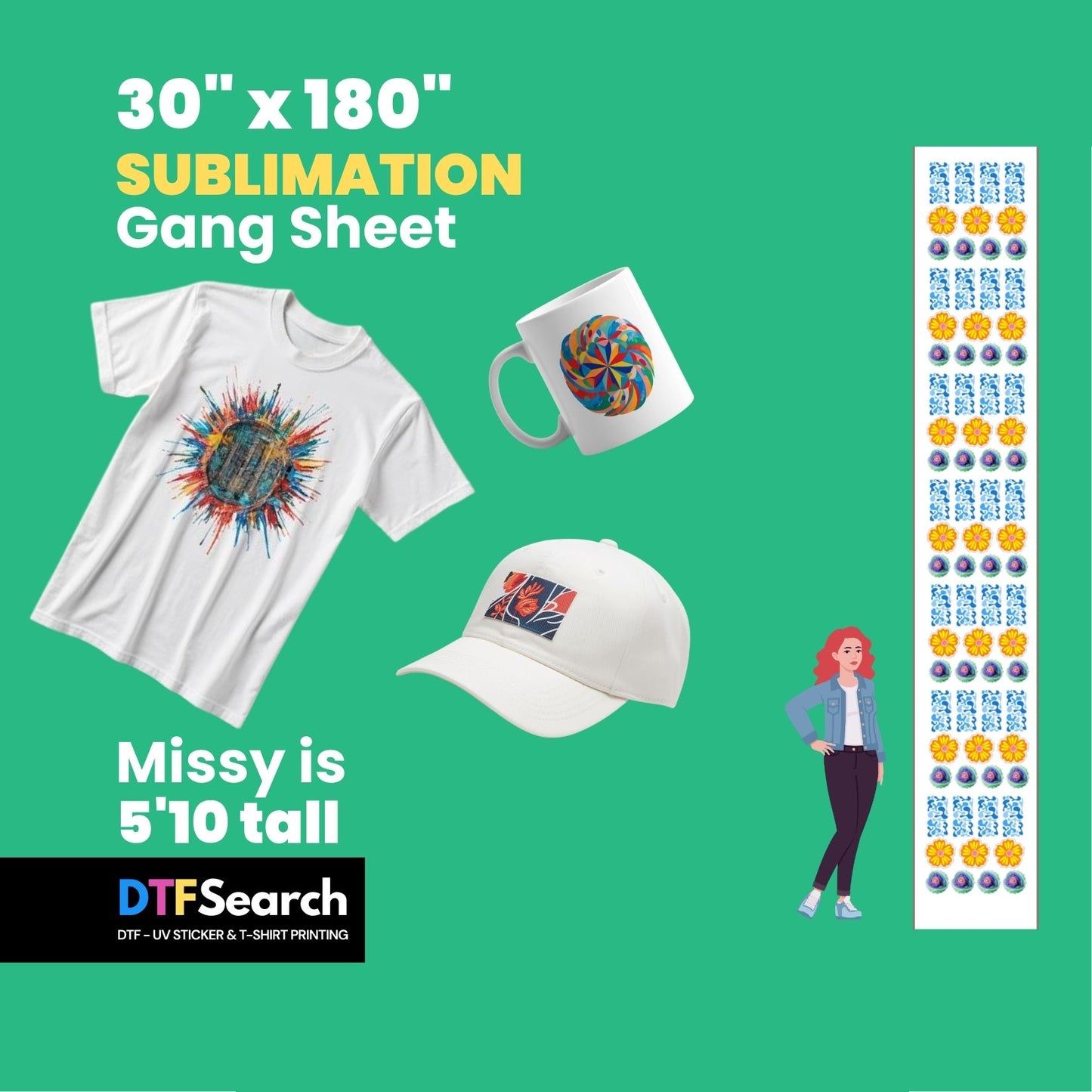 Gang Sheet Builder 30inch (Sublimation)