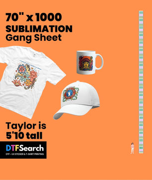 Gang Sheet Upload 70inch (Sublimation)