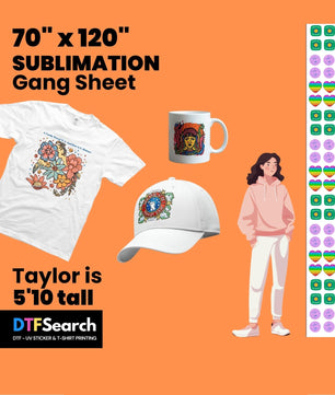 Gang Sheet Upload 70inch (Sublimation)