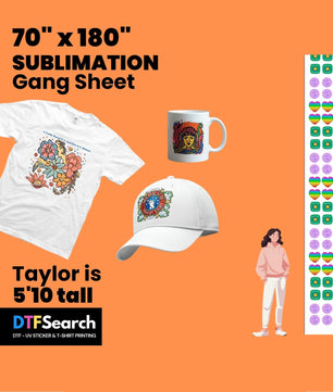 Gang Sheet Upload 70inch (Sublimation)