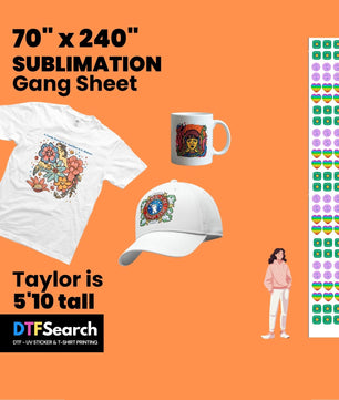 Gang Sheet Upload 70inch (Sublimation)