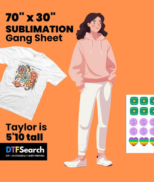Gang Sheet Upload 70inch (Sublimation)
