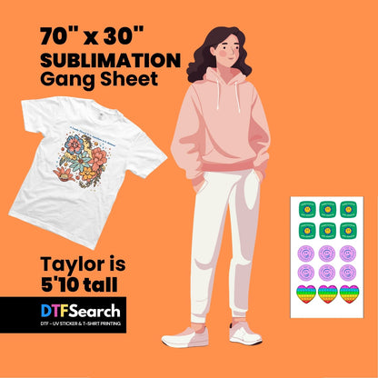 Gang Sheet Builder 70inch (Sublimation)