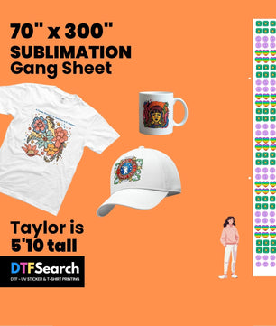 Gang Sheet Upload 70inch (Sublimation)