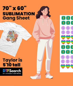 Gang Sheet Upload 70inch (Sublimation)