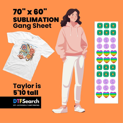 Gang Sheet Builder 70inch (Sublimation)