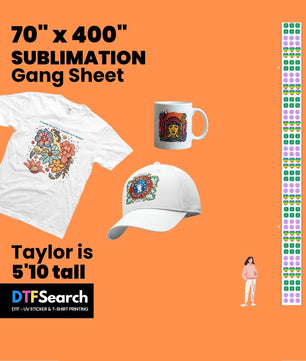 Gang Sheet Upload 70inch (Sublimation)