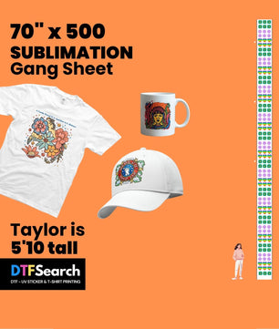 Gang Sheet Upload 70inch (Sublimation)