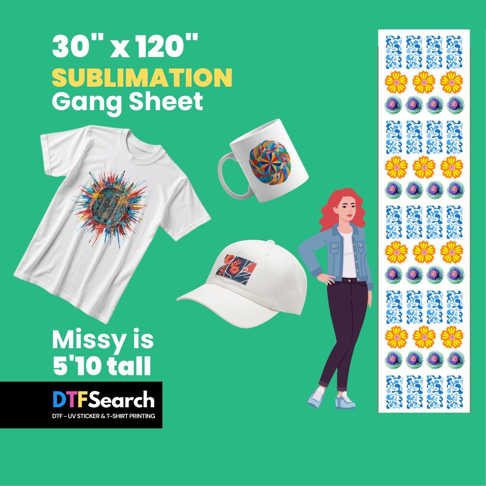 Gang Sheet Upload 30inch (Sublimation)