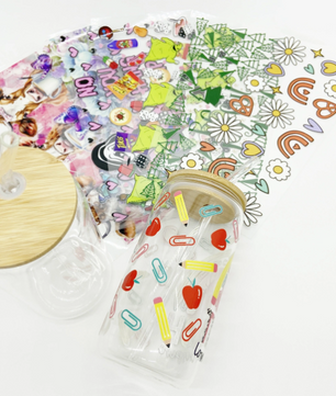 UV Sticker Transfer By Size
