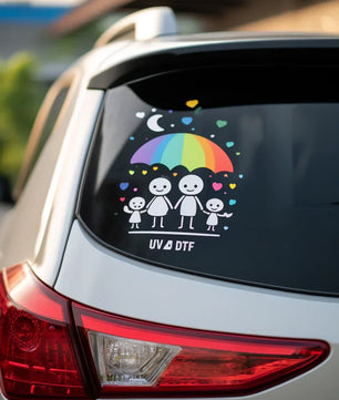 UV Sticker Transfer By Size