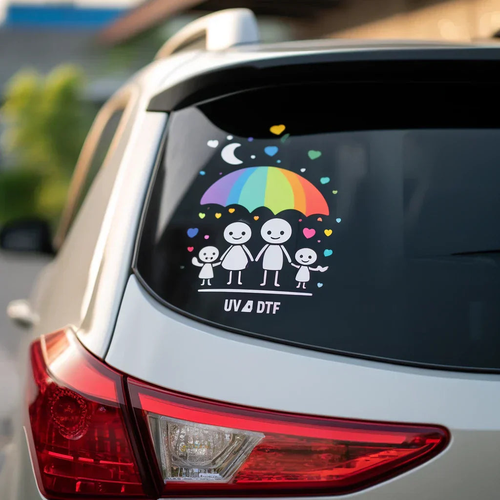 UV Sticker Transfer By Size